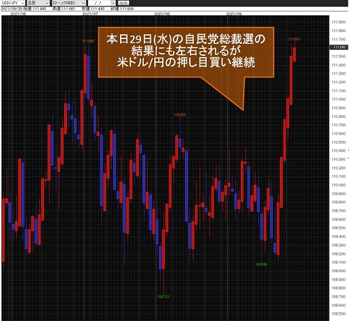 米ドル/円日足